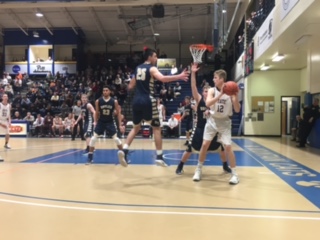 State Highs Junior Drew Friberg at the University of Pittsburgh-Johnstown against the Butler Golden Tornadoes.