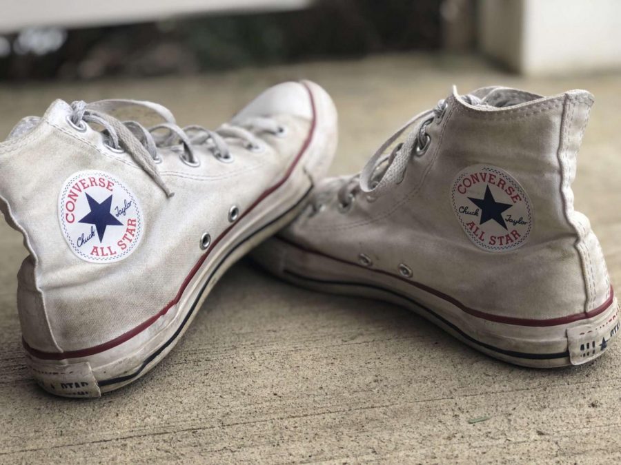 Dianna Halloran’s two-year-old pair of Converse All Stars still goes with any outfit and can be worn anytime. State College, PA, Friday, Jan. 8, 2021.