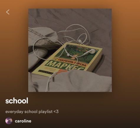 Above is a screenshot of a typical school playlist. Taken on Spotify. 