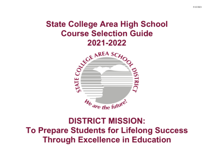 The full course guide is available to browse at https://www.scasd.org/Page/33743. 