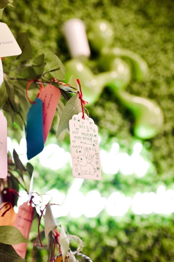 A note tied onto the wish tree at Mr. Wish. Taken Mar. 6, 2022.