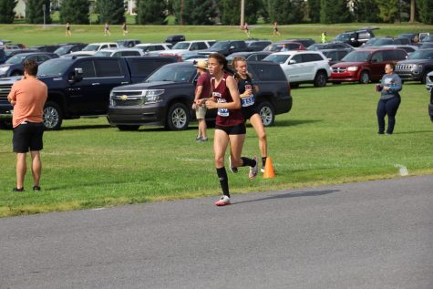 Devon Jackson running at the Big Valley Invitational at Indian Valley Middle School in Pennsylvania. Photo by Phil Devan.