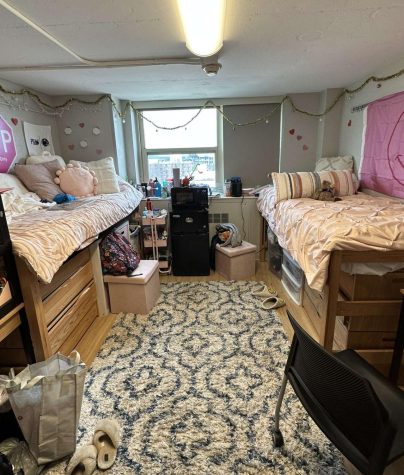 Mackenzie Brannons dorm room in East Halls at Penn State. 