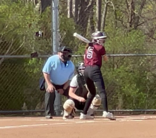 MJ McShea up to bat. Photo courtesy of Cara McShea.