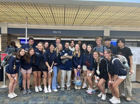 DECA members at the Airport with rapper Lil Pump