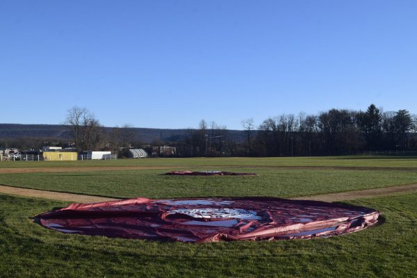 The State High baseball field sits dormant waiting for the season to begin.