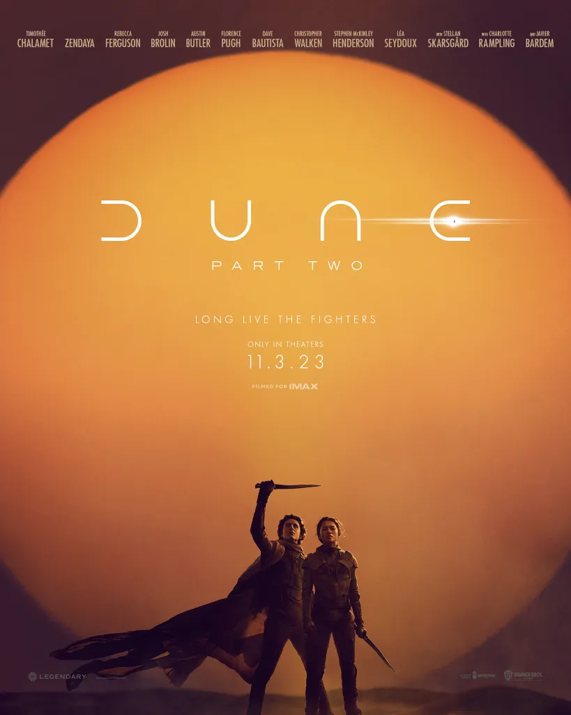 Dune: Part Two promotional poster.