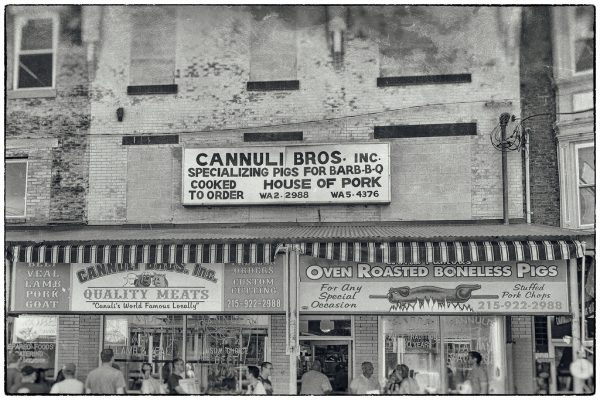 Cannuli Brothers, an Italian meat market in Philadelphia. Established in 1927. Photo Taken by Ken Lane in May 26, 2019