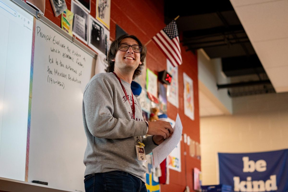 “Being a teacher at State High means having the ability to show up every day and work with some really incredible students, and help them grow as individuals and learners. And working to really master our content, but also really working to master the skills necessary to be thriving, kind humans in our world.” Dietz said.