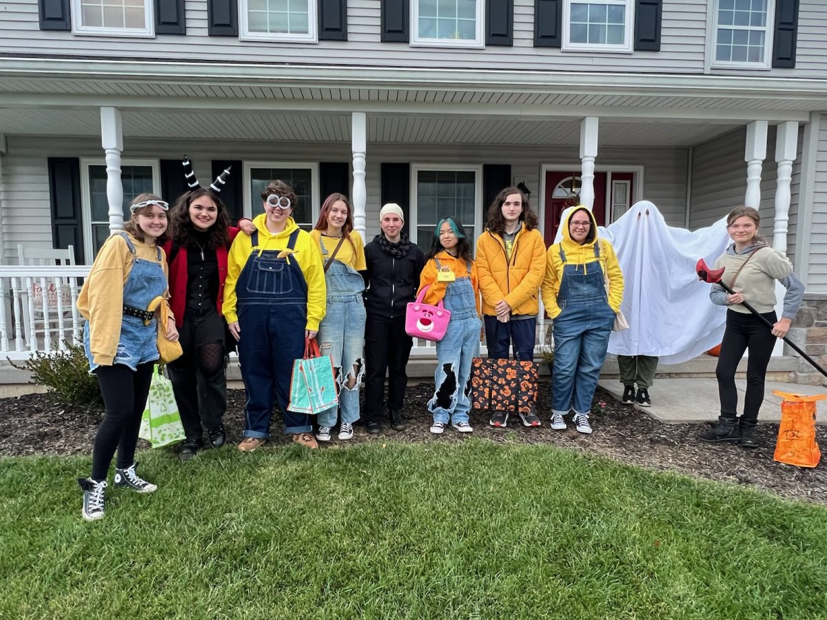 A group of State High students coordinate a costume for Halloween of 2023. Photo courtesy of Elizabeth Stoner.
