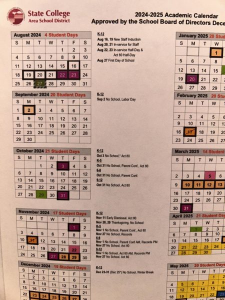 A look at the 2024-2025 SCASD academic calendar.