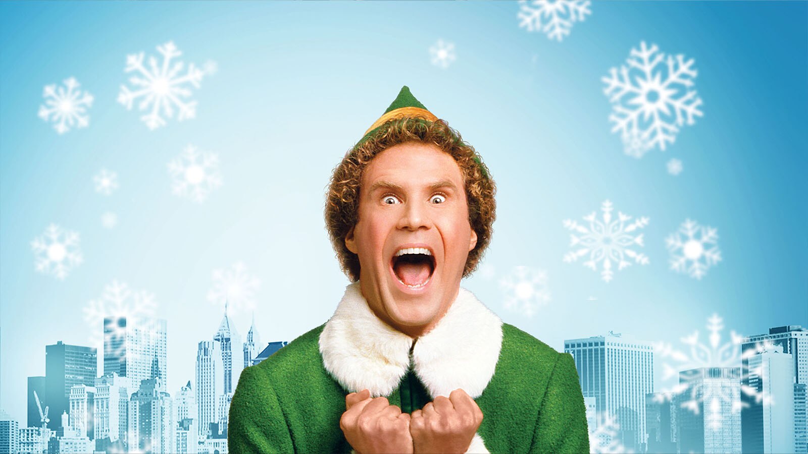 Buddy, the main character in “Elf”, played by Will Ferrell.