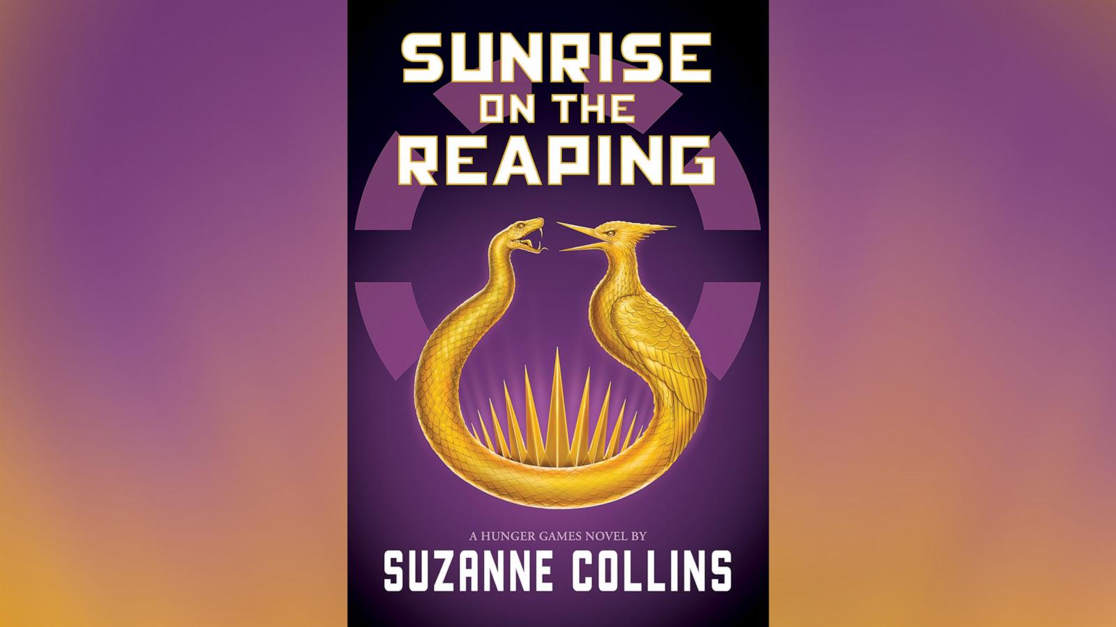 Cover of upcoming novel “Sunrise on the Reaping” by Suzanne Collins.