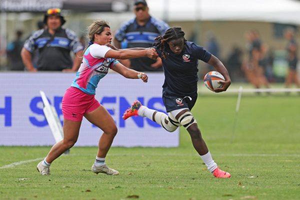 Lunon plays for the USA U18 National Team. Photo courtesy of Sana’a Lunon.