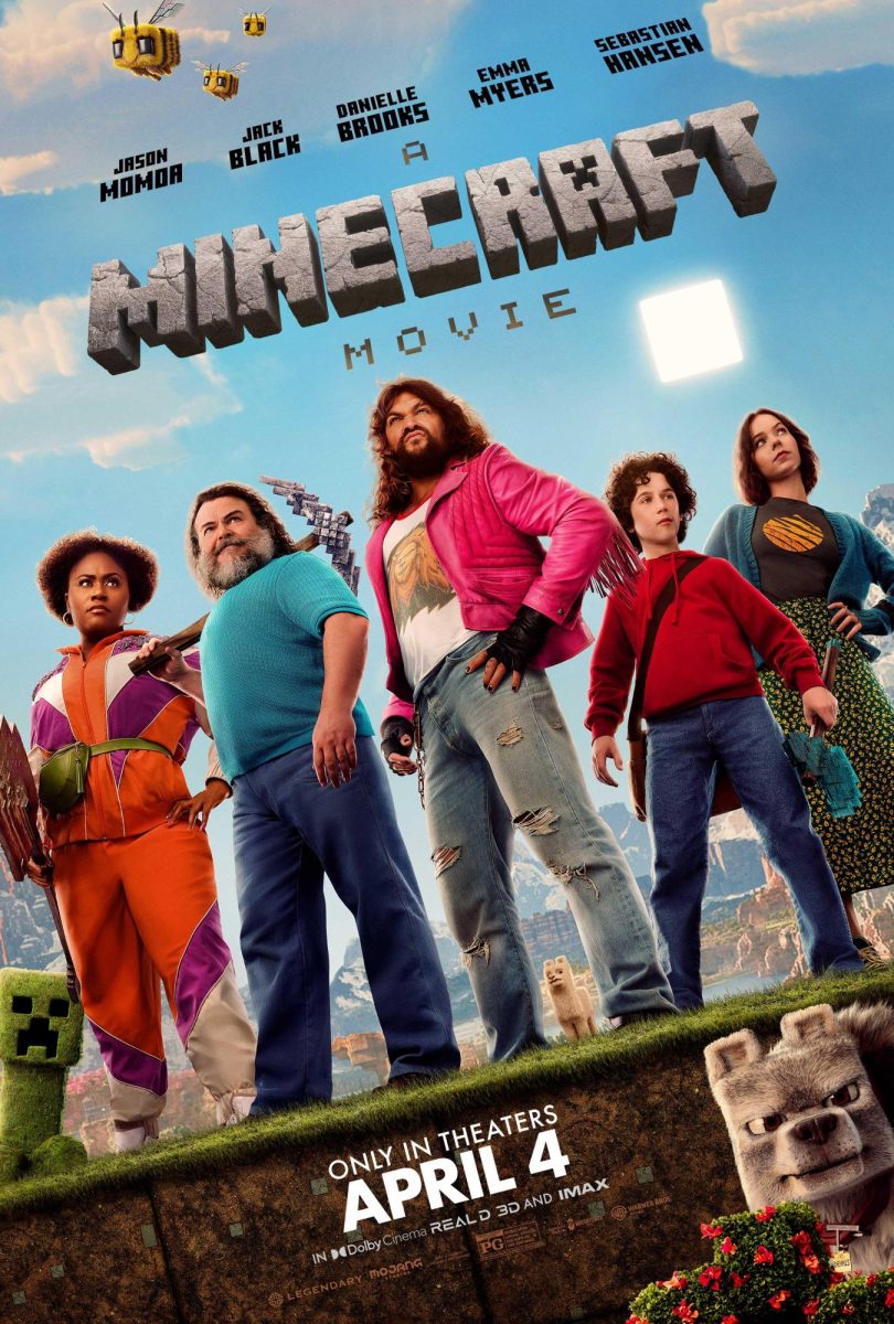 "A Minecraft Movie" promotional poster, directed by Jared Hess.
