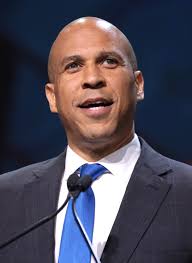 U.S. Senator Cory Booker speaking at the California Democratic Party State Convention in 2019. Courtesy of Wikimedia Commons. 