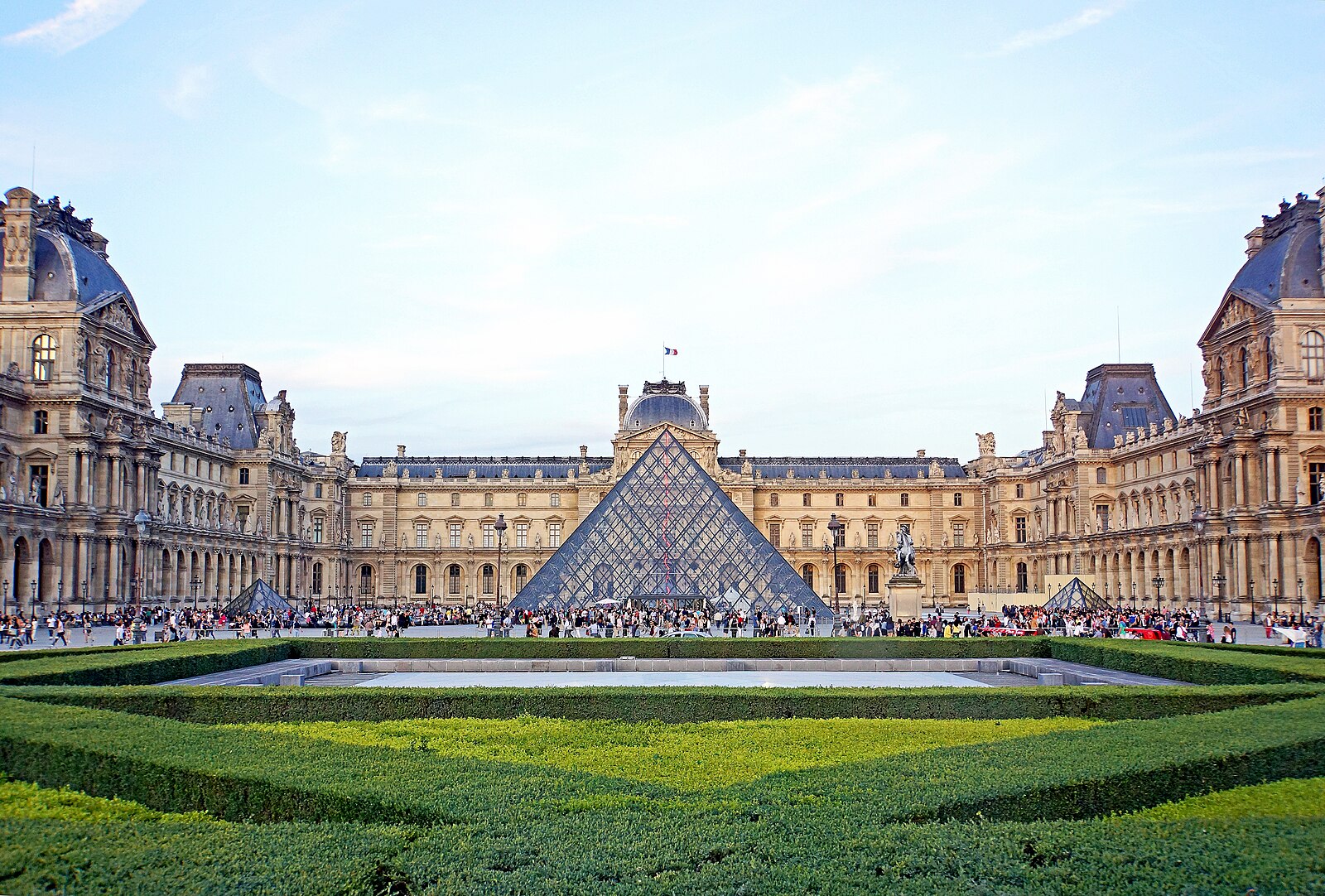 The Louvre Museum in Paris is one of the most famous museums in the world. Description
English: Louvre Museum, Paris.

Date
21 June 2014, 16:57
Source
France-000192 - Louvre Museum
Author

Dennis G. Jarvis