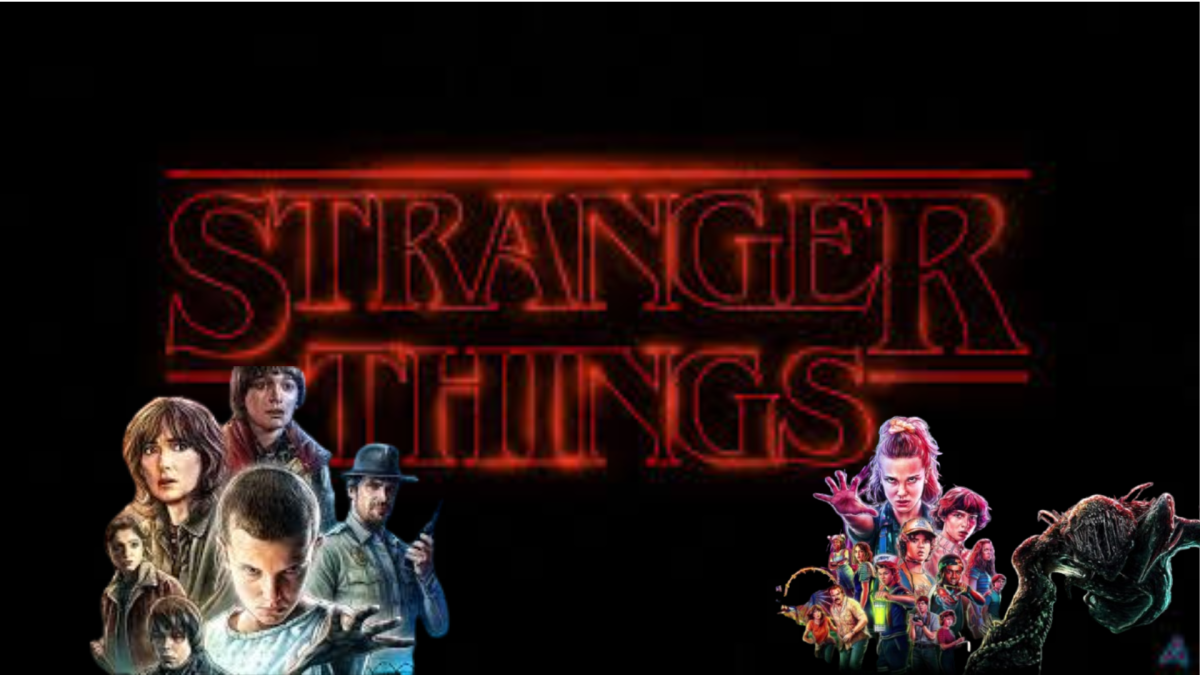 The graphic made on Canva shows the promotional poster for the show, as well as many characters. 