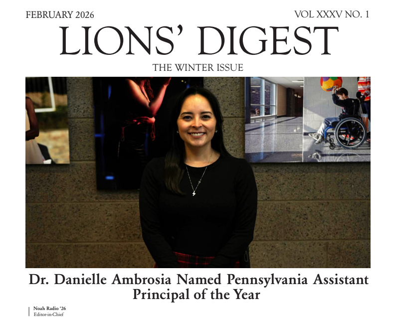 The opening page of the 2025-26 Lions' Digest Winter Issue.