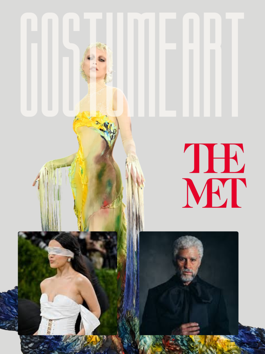 Graphic displaying this years Met Gala theme "Costume Art".