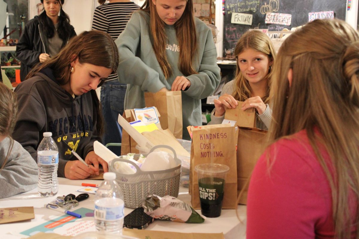 On November 4, 2025 Go With The Flow hosted a community packing event to fight period poverty across the community.    